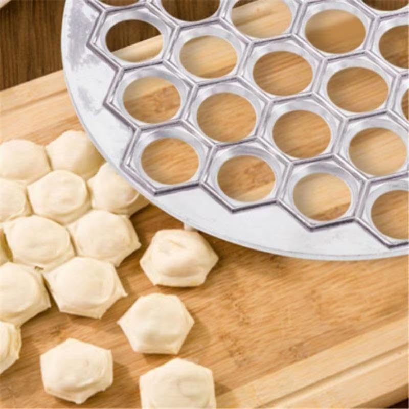 ariarly Dumpling Maker Russian Dumpling Tools 61 Holes Aluminum Alloy Dishwasher Pelmeni Making Tool for Home Restaurant Kitchen Supplies - Image 3